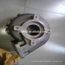 Custom outlet iron sand casting turbo turbine housing